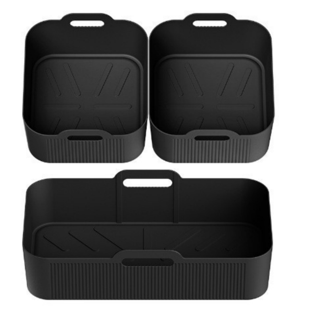 Silicone Air Fryer Liners for Ninja Flex Drawer AF500UK, Large Air Fryer Liner for Ninja 10.4L AF500EU, 3 Pieces Silicone Mould, Reusable Airfryer Accessories for Ninja Foodi Flexdrawer, Non-Stick Coating, Greaseproof and Dishwasher Safe,MY SHOP,Silicone Air Fryer Liners for Ninja Flex Drawer AF500UK, Large Air Fryer Liner for Ninja 10.4L AF500EU, 3 Pieces Silicone Mould, Reusable Airfryer Accessories for Ninja Foodi Flexdrawer, Non-Stick Coating, Greaseproof and Dishwasher Safe