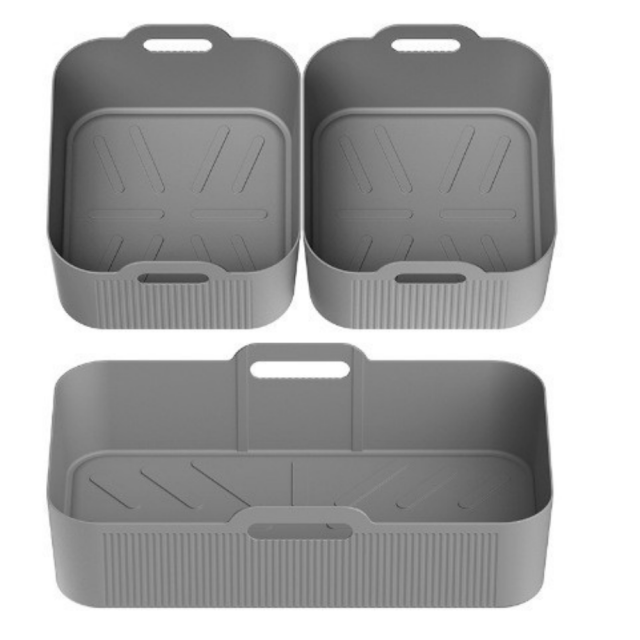 Silicone Air Fryer Liners for Ninja Flex Drawer AF500UK, Large Air Fryer Liner for Ninja 10.4L AF500EU, 3 Pieces Silicone Mould, Reusable Airfryer Accessories for Ninja Foodi Flexdrawer, Non-Stick Coating, Greaseproof and Dishwasher Safe,MY SHOP,Silicone Air Fryer Liners for Ninja Flex Drawer AF500UK, Large Air Fryer Liner for Ninja 10.4L AF500EU, 3 Pieces Silicone Mould, Reusable Airfryer Accessories for Ninja Foodi Flexdrawer, Non-Stick Coating, Greaseproof and Dishwasher Safe