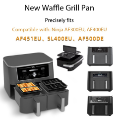 Airfryer Accessories Waffle Insert for Ninja Hot Air Fryer Accessories, Compatible with Ninja AF400EU, AF300EU, SL400EU, SL451EU and AF500EU Double Baking Tray Insert, for Ninja Airfryer Accessories, Air Fryer Accessories,MY SHOP,Airfryer Accessories Waffle Insert for Ninja Hot Air Fryer Accessories, Compatible with Ninja AF400EU, AF300EU, SL400EU, SL451EU and AF500EU Double Baking Tray Insert, for Ninja Airfryer Accessories, Air Fryer Accessories