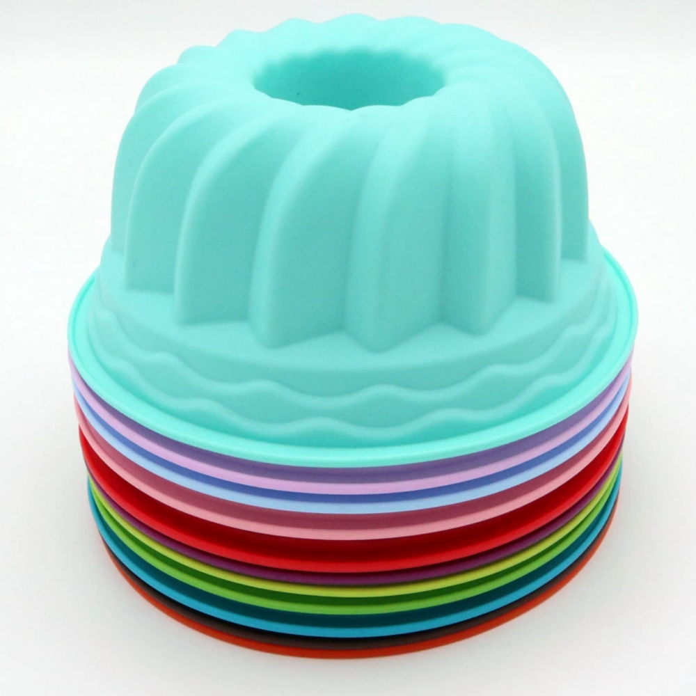 Silicone Fluted Bunte Cake Baking Pan, European-Grade LFGB Top-Level Silicone Round Cake Mold, Non-Stick Cake Pan for Jello,Gelatin,Bread, 9.4 Inches Tube Bakeware Pan,MY SHOP,Silicone Fluted Bunte Cake Baking Pan, European-Grade LFGB Top-Level Silicone Round Cake Mold, Non-Stick Cake Pan for Jello,Gelatin,Bread, 9.4 Inches Tube Bakeware Pan