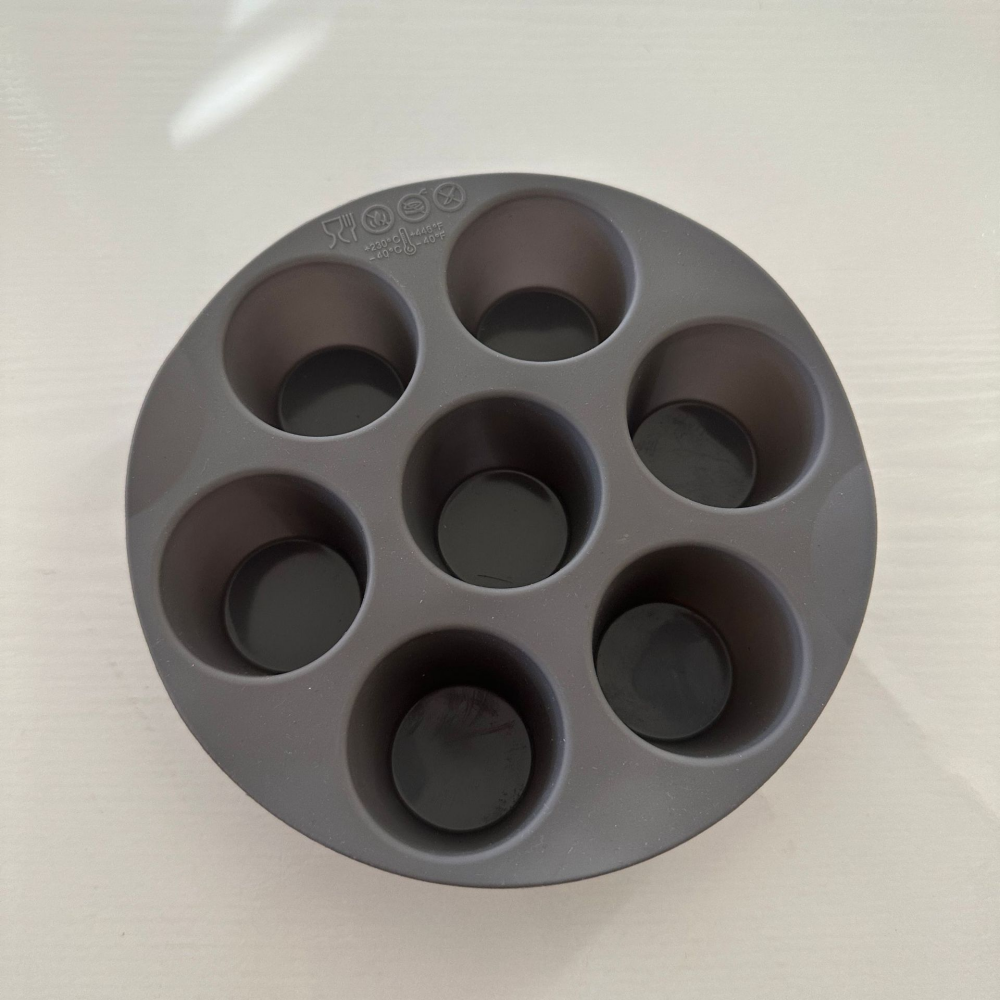 Air Fryer Muffin Pan, 7 Cups, 6.9" Round, Nonstick Silicone | Egg Bites Silicone Mold, Dishwasher Safe & Heat Resistant, Fits 3.5-5.8L Fryers; for Baking, Omelets, Snacks & Cupcakes,MY SHOP,Air Fryer Muffin Pan, 7 Cups, 6.9" Round, Nonstick Silicone | Egg Bites Silicone Mold, Dishwasher Safe & Heat Resistant, Fits 3.5-5.8L Fryers; for Baking, Omelets, Snacks & Cupcakes