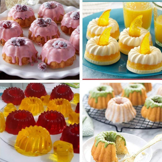 12Pcs Mini Bundt Pans, Pumpkin Cupcakes Baking Cups | Nonstick, Doughnut Muffin Pumpkin Cup Cupcake Mold, Mini Fluted Tube Baking Molds, Muffin, Jello, Bagel Pan,MY SHOP,12Pcs Mini Bundt Pans, Pumpkin Cupcakes Baking Cups | Nonstick, Doughnut Muffin Pumpkin Cup Cupcake Mold, Mini Fluted Tube Baking Molds, Muffin, Jello, Bagel Pan