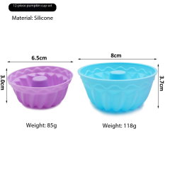 12Pcs Mini Bundt Pans, Pumpkin Cupcakes Baking Cups | Nonstick, Doughnut Muffin Pumpkin Cup Cupcake Mold, Mini Fluted Tube Baking Molds, Muffin, Jello, Bagel Pan,MY SHOP,12Pcs Mini Bundt Pans, Pumpkin Cupcakes Baking Cups | Nonstick, Doughnut Muffin Pumpkin Cup Cupcake Mold, Mini Fluted Tube Baking Molds, Muffin, Jello, Bagel Pan