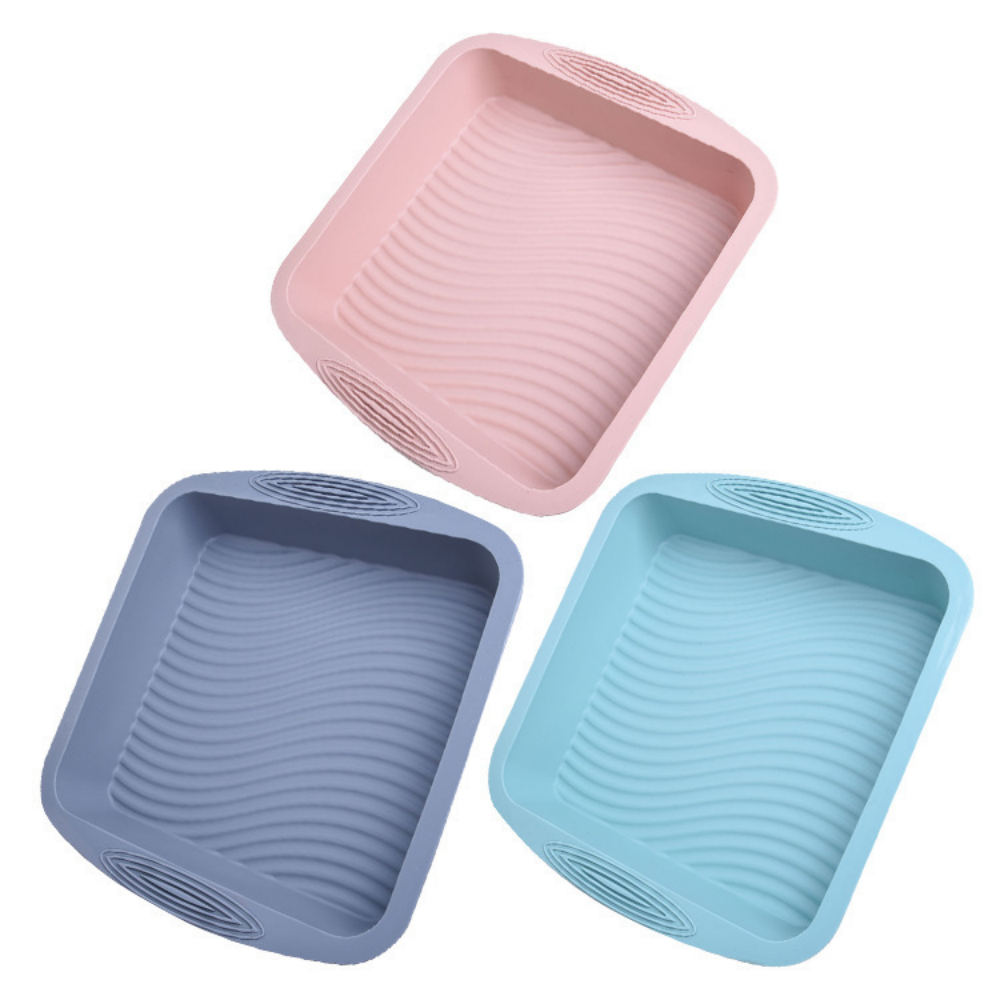 Silicone Square Cake Pan - Non-Stick, Easy Release, Heat Resistant for Baking Cakes, Brownies, Cheesecakes and More 8.5 Inch 3 colors, Microwave, Freezer and Dishwasher, Non-Stick Baking Moulds, Silicone, Cake Mould,  Silicone Mould for Cheesecakes,MY SHOP,Silicone Square Cake Pan - Non-Stick, Easy Release, Heat Resistant for Baking Cakes, Brownies, Cheesecakes and More 8.5 Inch 3 colors, Microwave, Freezer and Dishwasher, Non-Stick Baking Moulds, Silicone, Cake Mould,  Silicone Mould for Cheese
