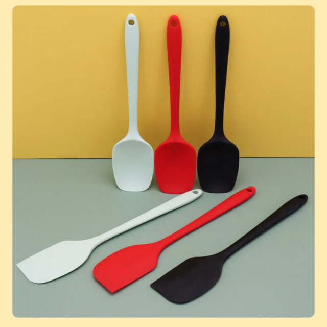 Silicone Kitchen Spatula - Non-toxic Cooking Utensils for Nonstick Cookware, Cooking and Baking,Silicone Angled Spatula,Silicone Spatula Spoon,Non-Stick Spootula with Seamless, Flexible Scrapers for Baking Mixing Serving, Stirring,MY SHOP,Silicone Kitchen Spatula - Non-toxic Cooking Utensils for Nonstick Cookware, Cooking and Baking,Silicone Angled Spatula,Silicone Spatula Spoon,Non-Stick Spootula with Seamless, Flexible Scrapers for Baking Mixing Serving, Stirring