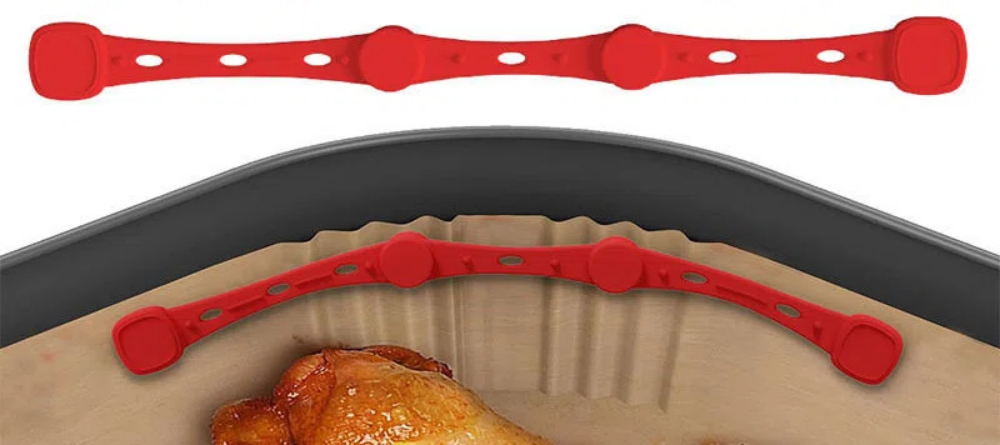 Magnets for Airfryer Baking Paper, 17.5 cm Long, Silicone Magnets, Airfryer Accessories, Magnetic Silicone Buckles for Hot Air Fryers Ninja, Philips, Cosori,MY SHOP,Magnets for Airfryer Baking Paper, 17.5 cm Long, Silicone Magnets, Airfryer Accessories, Magnetic Silicone Buckles for Hot Air Fryers Ninja, Philips, Cosori
