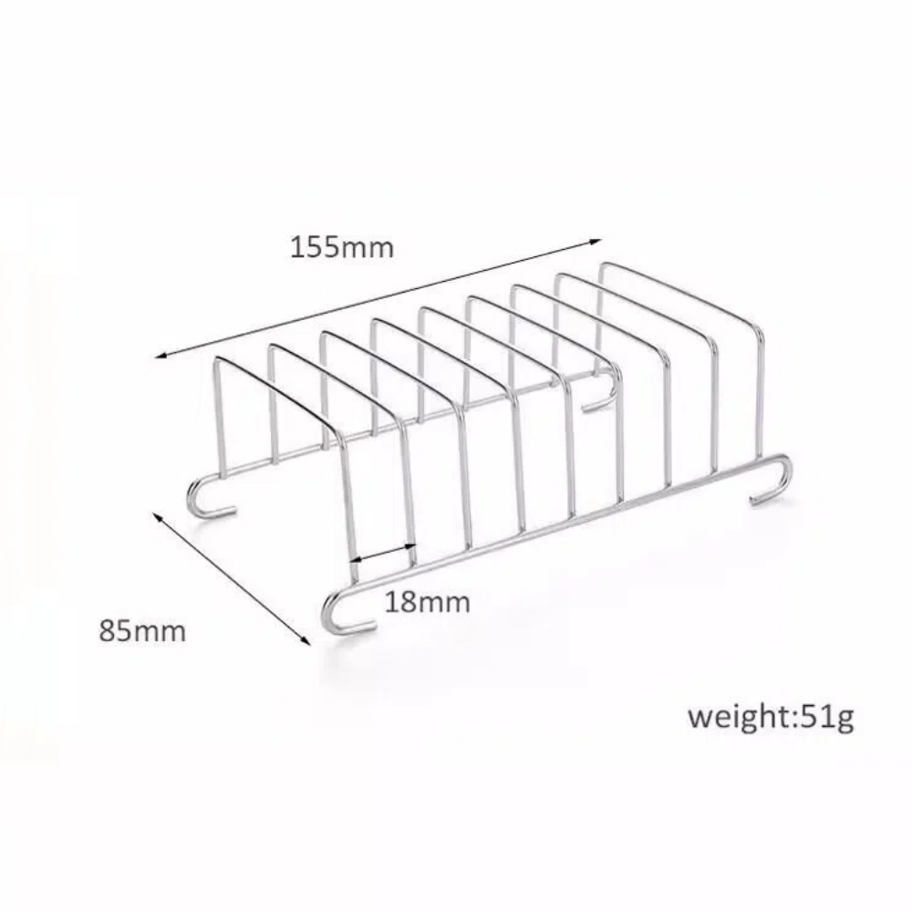 8 Slots Slice Toast Rack Holder, Stainless Steel Toast and Bread Rack​ Breakfast Carry erving Bread Loaf Stand, Rectangle Air Fryer Accessories,MY SHOP,8 Slots Slice Toast Rack Holder, Stainless Steel Toast and Bread Rack​ Breakfast Carry erving Bread Loaf Stand, Rectangle Air Fryer Accessories