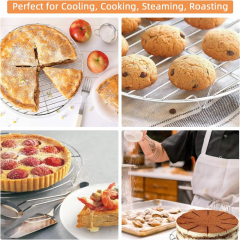 8 Inch Cooking Rack Round 304 Stainless Steel Cooling Racks Baking and Cooling Steaming Rack w Stand Cookware for Air Fryer Pressure Cooker Canning,MY SHOP,8 Inch Cooking Rack Round 304 Stainless Steel Cooling Racks Baking and Cooling Steaming Rack w Stand Cookware for Air Fryer Pressure Cooker Canning