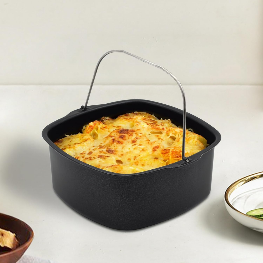 7/8 inches Air Fryer Cake Pan, Non-stick Air Fryer Cake Barrel Air Fryer Cake Pizza Baking Pan for Instant Pot Cake Baking Tray Basket Air Fryer Accessories,Dishwasher Safe Fryer Accessory,MY SHOP,7/8 inches Air Fryer Cake Pan, Non-stick Air Fryer Cake Barrel Air Fryer Cake Pizza Baking Pan for Instant Pot Cake Baking Tray Basket Air Fryer Accessories,Dishwasher Safe Fryer Accessory