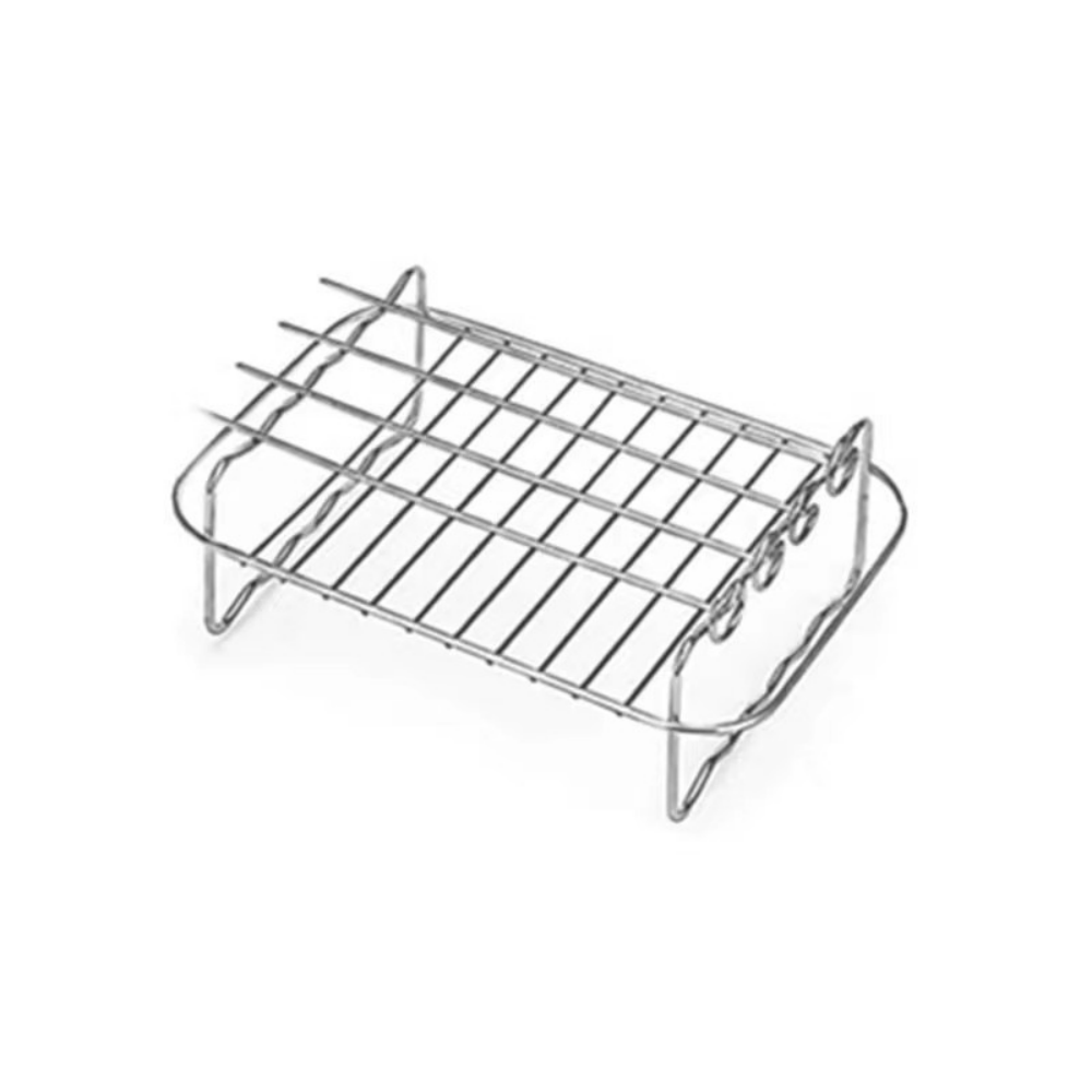 Air Fryer Racks Air Fryer Accessories Compatible with Ninja Food Dual Zone Air Fryer [AF300EU] [AF400EU] 304 Stainless Steel,Compatible with Most Hot Air Fryers, comes with 4 Skewers,MY SHOP,Air Fryer Racks Air Fryer Accessories Compatible with Ninja Food Dual Zone Air Fryer [AF300EU] [AF400EU] 304 Stainless Steel,Compatible with Most Hot Air Fryers, comes with 4 Skewers