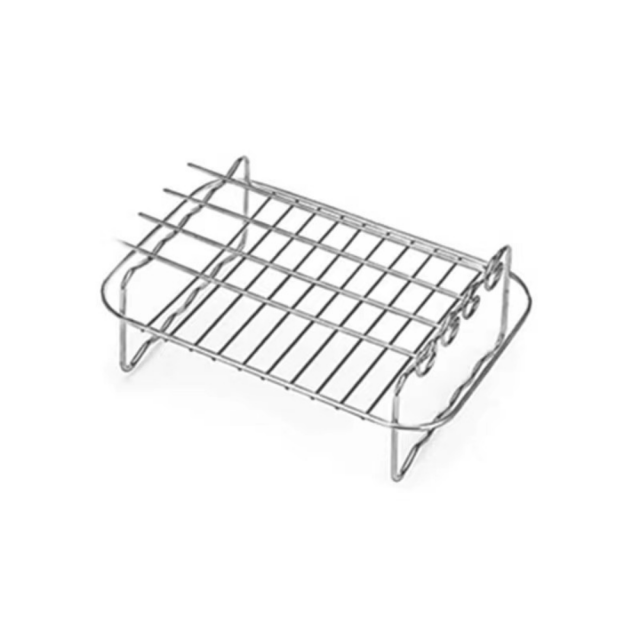 Air Fryer Racks Air Fryer Accessories Compatible with Ninja Food Dual Zone Air Fryer [AF300EU] [AF400EU] 304 Stainless Steel,Compatible with Most Hot Air Fryers, comes with 4 Skewers,MY SHOP,Air Fryer Racks Air Fryer Accessories Compatible with Ninja Food Dual Zone Air Fryer [AF300EU] [AF400EU] 304 Stainless Steel,Compatible with Most Hot Air Fryers, comes with 4 Skewers