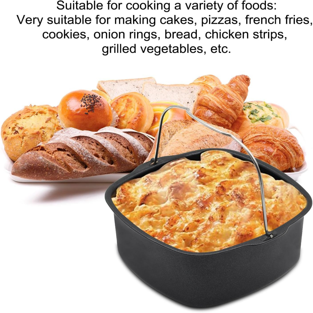 7/8 inches Air Fryer Cake Pan, Non-stick Air Fryer Cake Barrel Air Fryer Cake Pizza Baking Pan for Instant Pot Cake Baking Tray Basket Air Fryer Accessories,Dishwasher Safe Fryer Accessory,MY SHOP,7/8 inches Air Fryer Cake Pan, Non-stick Air Fryer Cake Barrel Air Fryer Cake Pizza Baking Pan for Instant Pot Cake Baking Tray Basket Air Fryer Accessories,Dishwasher Safe Fryer Accessory