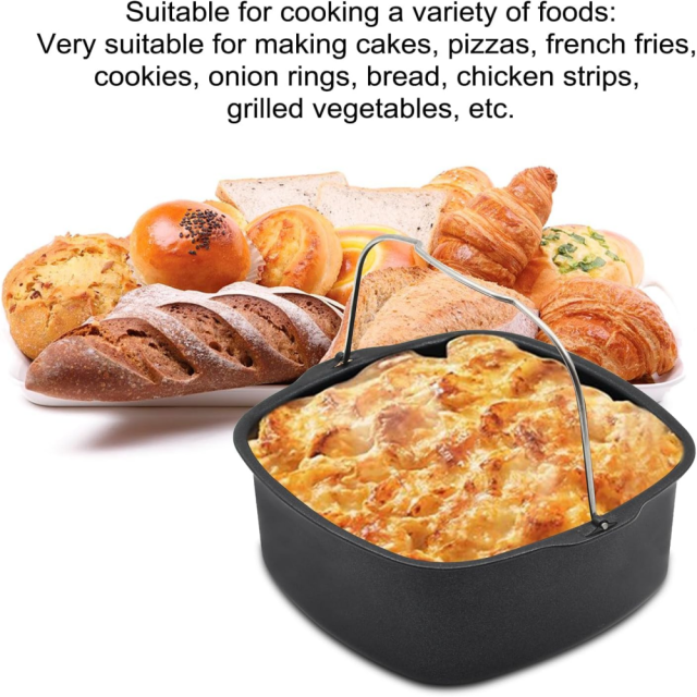 7/8 inches Air Fryer Cake Pan, Non-stick Air Fryer Cake Barrel Air Fryer Cake Pizza Baking Pan for Instant Pot Cake Baking Tray Basket Air Fryer Accessories,Dishwasher Safe Fryer Accessory,MY SHOP,7/8 inches Air Fryer Cake Pan, Non-stick Air Fryer Cake Barrel Air Fryer Cake Pizza Baking Pan for Instant Pot Cake Baking Tray Basket Air Fryer Accessories,Dishwasher Safe Fryer Accessory