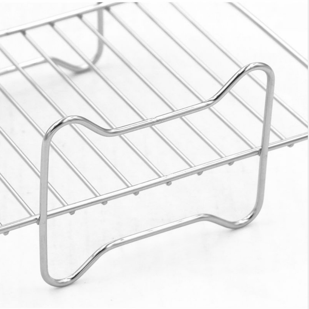 Air Fryer Racks Air Fryer Accessories Compatible with Ninja Food Dual Zone Air Fryer [AF300EU] [AF400EU] 304 Stainless Steel,Compatible with Most Hot Air Fryers, comes with 4 Skewers,MY SHOP,Air Fryer Racks Air Fryer Accessories Compatible with Ninja Food Dual Zone Air Fryer [AF300EU] [AF400EU] 304 Stainless Steel,Compatible with Most Hot Air Fryers, comes with 4 Skewers