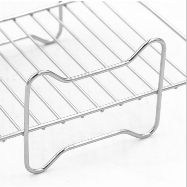 Air Fryer Racks Air Fryer Accessories Compatible with Ninja Food Dual Zone Air Fryer [AF300EU] [AF400EU] 304 Stainless Steel,Compatible with Most Hot Air Fryers, comes with 4 Skewers,MY SHOP,Air Fryer Racks Air Fryer Accessories Compatible with Ninja Food Dual Zone Air Fryer [AF300EU] [AF400EU] 304 Stainless Steel,Compatible with Most Hot Air Fryers, comes with 4 Skewers