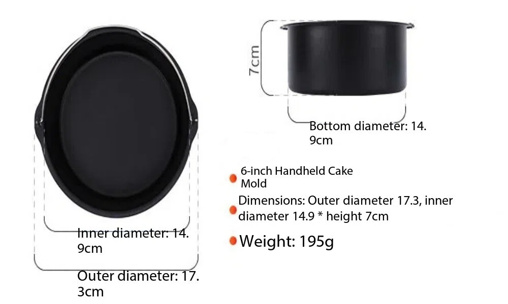 Cake Barrel, Universal Air Fryer Cake Barrel Tin Round Non-Stick Baking Mould Cake Baking Tray Air Fryer Accessories with Handle for Baking Cakes,Bread Baking Basket Black Round Pizza Pan (6/7/ 8 Inches),MY SHOP,Cake Barrel, Universal Air Fryer Cake Barrel Tin Round Non-Stick Baking Mould Cake Baking Tray Air Fryer Accessories with Handle for Baking Cakes,Bread Baking Basket Black Round Pizza Pan (6/7/ 8 Inches)