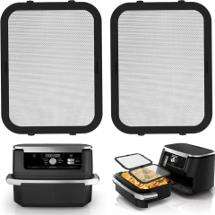 Stainless Steel Splash Guards Hot Air Fryer Accessories Compatible with Ninja Foodi Max Dual Zone AF400EU & AF451EU Airfryer, Fine Mesh Grease Splash Guard for Air Fryer with Silicone Exterior,MY SHOP,Stainless Steel Splash Guards Hot Air Fryer Accessories Compatible with Ninja Foodi Max Dual Zone AF400EU & AF451EU Airfryer, Fine Mesh Grease Splash Guard for Air Fryer with Silicone Exterior