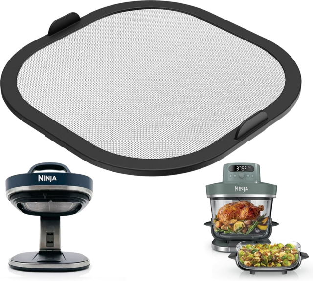 Stainless Steel Splatter Shield for Ninja Crispi Pro Air Fryer AS101 | Magnetic Splatter Screen for Ninja Crispi Pro Accessories Reusable Air Fryer Replacement Parts,MY SHOP,Stainless Steel Splatter Shield for Ninja Crispi Pro Air Fryer AS101 | Magnetic Splatter Screen for Ninja Crispi Pro Accessories Reusable Air Fryer Replacement Parts