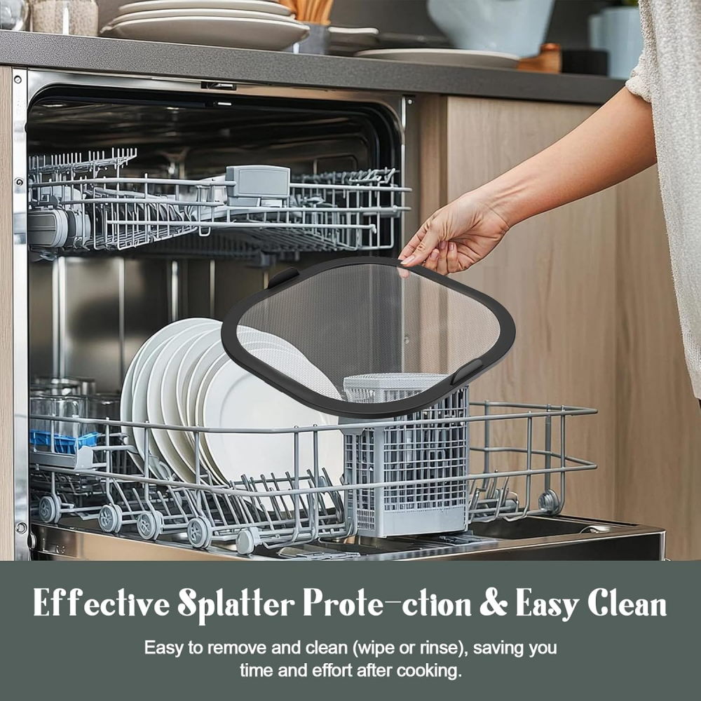 Stainless Steel Splatter Shield for Ninja Crispi Pro Air Fryer AS101 | Magnetic Splatter Screen for Ninja Crispi Pro Accessories Reusable Air Fryer Replacement Parts,MY SHOP,Stainless Steel Splatter Shield for Ninja Crispi Pro Air Fryer AS101 | Magnetic Splatter Screen for Ninja Crispi Pro Accessories Reusable Air Fryer Replacement Parts
