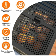 Hot Air Fryer Splash Guard for Ninja Foodi MAX Dual Zone 9.5 L AF400EU/ AF451/DZ401 | Reusable Airfryer Accessories for Ninja 9.5L AF400EU Grid Against Syringes,MY SHOP,Hot Air Fryer Splash Guard for Ninja Foodi MAX Dual Zone 9.5 L AF400EU/ AF451/DZ401 | Reusable Airfryer Accessories for Ninja 9.5L AF400EU Grid Against Syringes