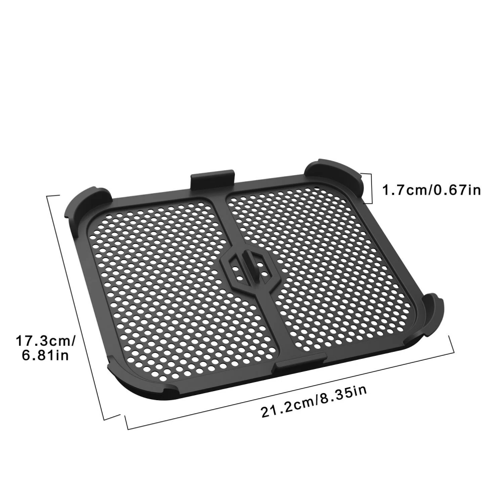 Hot Air Fryer Splash Guard for Ninja Foodi MAX Dual Zone 9.5 L AF400EU/ AF451/DZ401 | Reusable Airfryer Accessories for Ninja 9.5L AF400EU Grid Against Syringes,MY SHOP,Hot Air Fryer Splash Guard for Ninja Foodi MAX Dual Zone 9.5 L AF400EU/ AF451/DZ401 | Reusable Airfryer Accessories for Ninja 9.5L AF400EU Grid Against Syringes