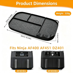 Hot Air Fryer Accessory for Ninja AF500EU DZ400EU AF400EU AF451EU | Airfryer Accessories Storage Rack Silicone Mat for Ninja Foodi Max Dual Zone Hot Air Fryer 9.5L-10.4L,MY SHOP,Hot Air Fryer Accessory for Ninja AF500EU DZ400EU AF400EU AF451EU | Airfryer Accessories Storage Rack Silicone Mat for Ninja Foodi Max Dual Zone Hot Air Fryer 9.5L-10.4L