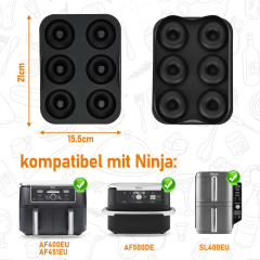 Mini Muffin Baking Mould for Hot Air Fryer | Compatible with AF400EU AF451EU AF500DE SL400EU Baking Mould for Cake Muffins and Desserts,MY SHOP,Mini Muffin Baking Mould for Hot Air Fryer | Compatible with AF400EU AF451EU AF500DE SL400EU Baking Mould for Cake Muffins and Desserts