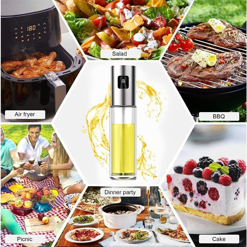 Oil Sprayer for Cooking Olive Oil Sprayer Mister for Air Fryer Vegetable Vinegar Oil Portable Mini Kitchen Gadgets for Baking,Salad,Grilling,BBQ,Roasting (Oil Sprayer With & Without Scale Optional),MY SHOP,Oil Sprayer for Cooking Olive Oil Sprayer Mister for Air Fryer Vegetable Vinegar Oil Portable Mini Kitchen Gadgets for Baking,Salad,Grilling,BBQ,Roasting (Oil Sprayer With & Without Scale Optional)