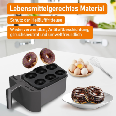 Mini Muffin Baking Mould for Hot Air Fryer | Compatible with AF400EU AF451EU AF500DE SL400EU Baking Mould for Cake Muffins and Desserts,MY SHOP,Mini Muffin Baking Mould for Hot Air Fryer | Compatible with AF400EU AF451EU AF500DE SL400EU Baking Mould for Cake Muffins and Desserts
