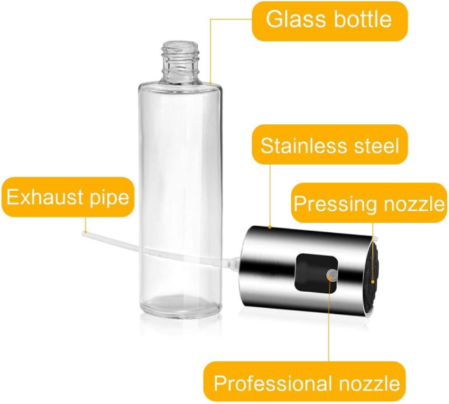 Oil Sprayer for Cooking Olive Oil Sprayer Mister for Air Fryer Vegetable Vinegar Oil Portable Mini Kitchen Gadgets for Baking,Salad,Grilling,BBQ,Roasting (Oil Sprayer With & Without Scale Optional),MY SHOP,Oil Sprayer for Cooking Olive Oil Sprayer Mister for Air Fryer Vegetable Vinegar Oil Portable Mini Kitchen Gadgets for Baking,Salad,Grilling,BBQ,Roasting (Oil Sprayer With & Without Scale Optional)