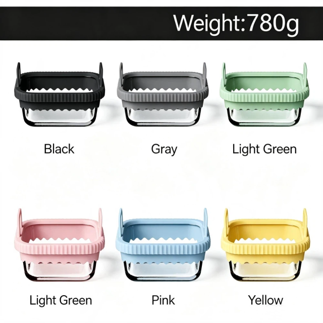 Air Fryer Glass Liner Reusable, Casserole Dish Airfryer for Cosori Hot Air Fryer 2 Chambers/Ninja Hot Air Fryer AF400EU/SL400EU/AF500EU/Glass Airfryer Accessories, BPA-Free, Removable Silicone Ring,MY SHOP,Air Fryer Glass Liner Reusable, Casserole Dish Airfryer for Cosori Hot Air Fryer 2 Chambers/Ninja Hot Air Fryer AF400EU/SL400EU/AF500EU/Glass Airfryer Accessories, BPA-Free, Removable Silicone Ring