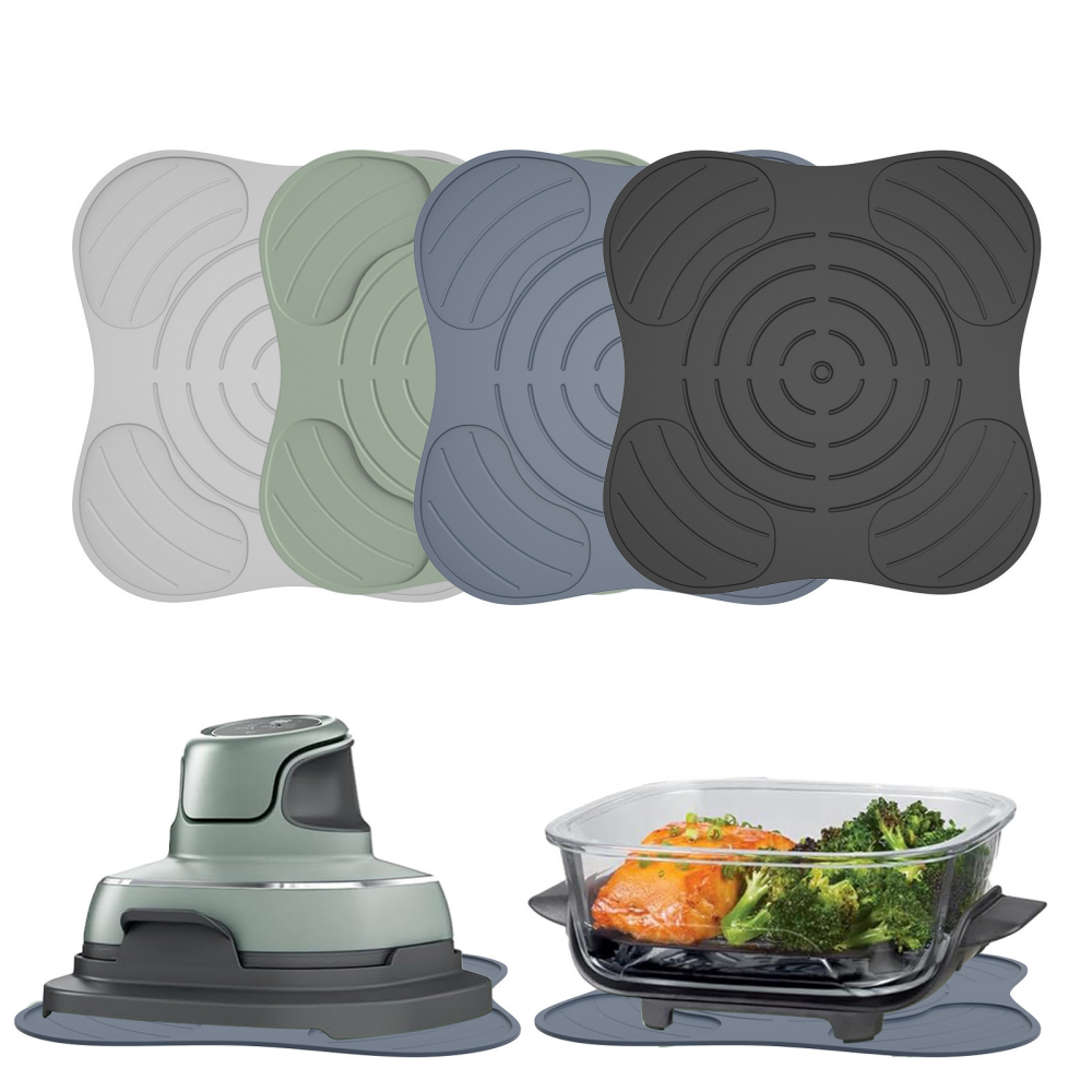 Fireproof Non-Slip Mat for Ninja Crispi Accessories (27.5 x 27.2 x 0.4 cm), Dishwasher Safe Silicone Mat Pan Protector for Ninja FN101GY Air Fryer Kitchen Appliances,MY SHOP,Fireproof Non-Slip Mat for Ninja Crispi Accessories (27.5 x 27.2 x 0.4 cm), Dishwasher Safe Silicone Mat Pan Protector for Ninja FN101GY Air Fryer Kitchen Appliances