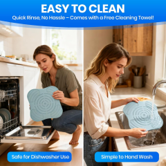 Fireproof Non-Slip Mat for Ninja Crispi Accessories (27.5 x 27.2 x 0.4 cm), Dishwasher Safe Silicone Mat Pan Protector for Ninja FN101GY Air Fryer Kitchen Appliances,MY SHOP,Fireproof Non-Slip Mat for Ninja Crispi Accessories (27.5 x 27.2 x 0.4 cm), Dishwasher Safe Silicone Mat Pan Protector for Ninja FN101GY Air Fryer Kitchen Appliances