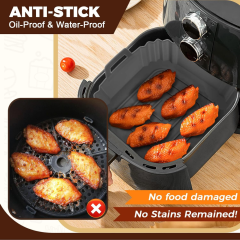 Silicone Mould for Hot Air Fryer Air Fryer Liners Reusable Instead of Airfryer Baking Paper Parchment Paper Hot Air Fryer Accessories Suitable for Ninja Foodi Max, Tefal, Cosori,MY SHOP,Silicone Mould for Hot Air Fryer Air Fryer Liners Reusable Instead of Airfryer Baking Paper Parchment Paper Hot Air Fryer Accessories Suitable for Ninja Foodi Max, Tefal, Cosori