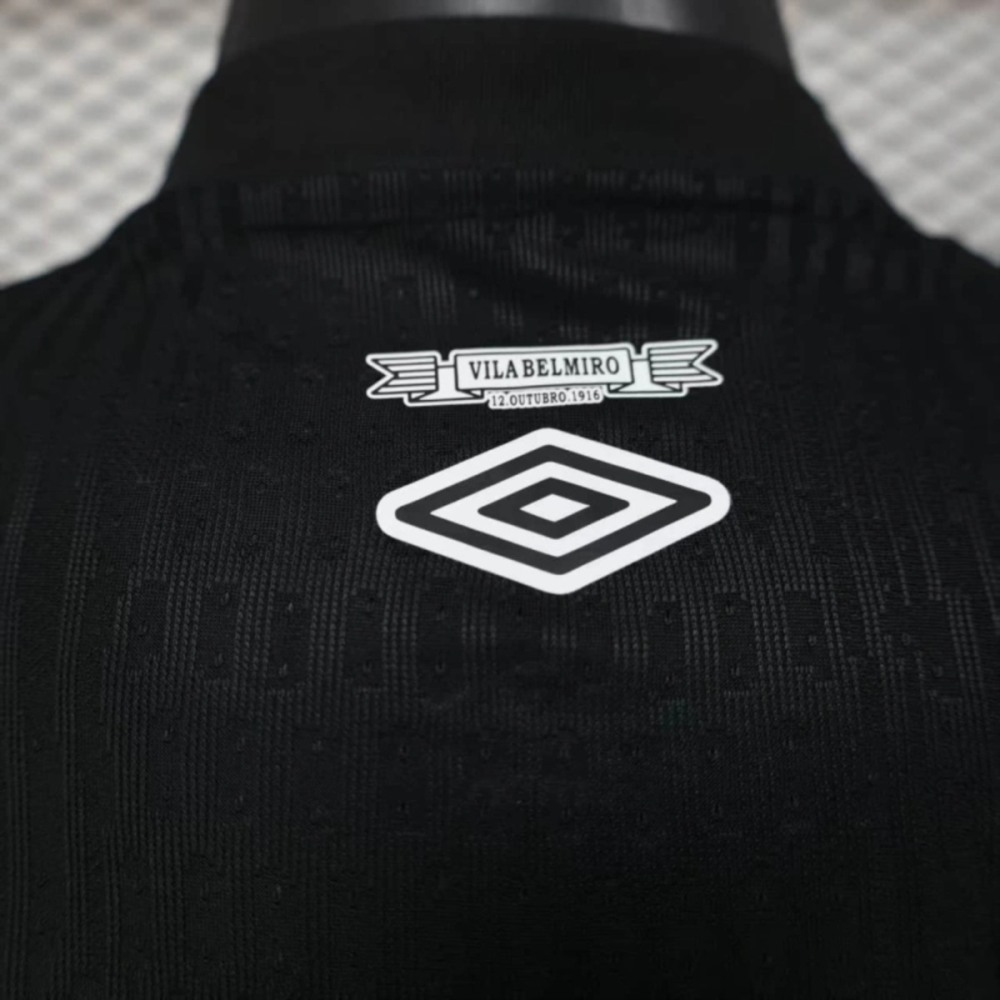 2024/25 Santos Special Edition Black Jersey With Sponsors Player Version S-XXL