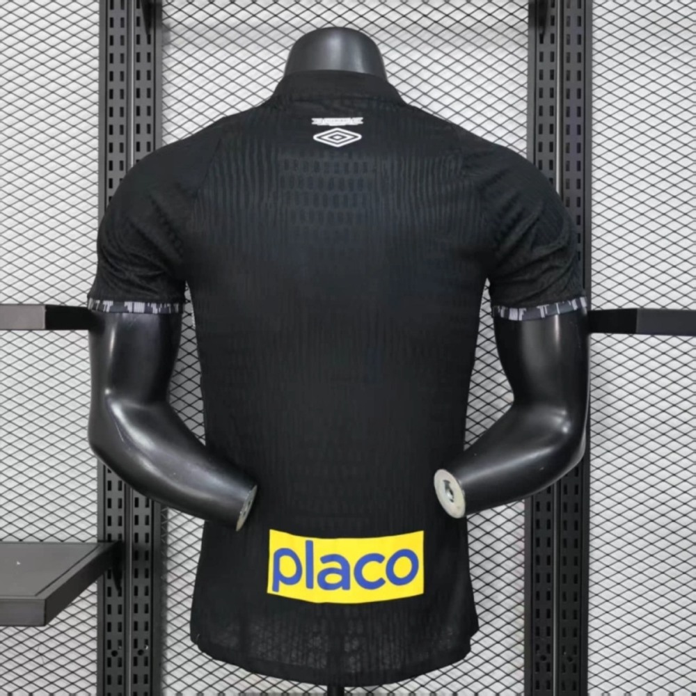 2024/25 Santos Special Edition Black Jersey With Sponsors Player Version S-XXL