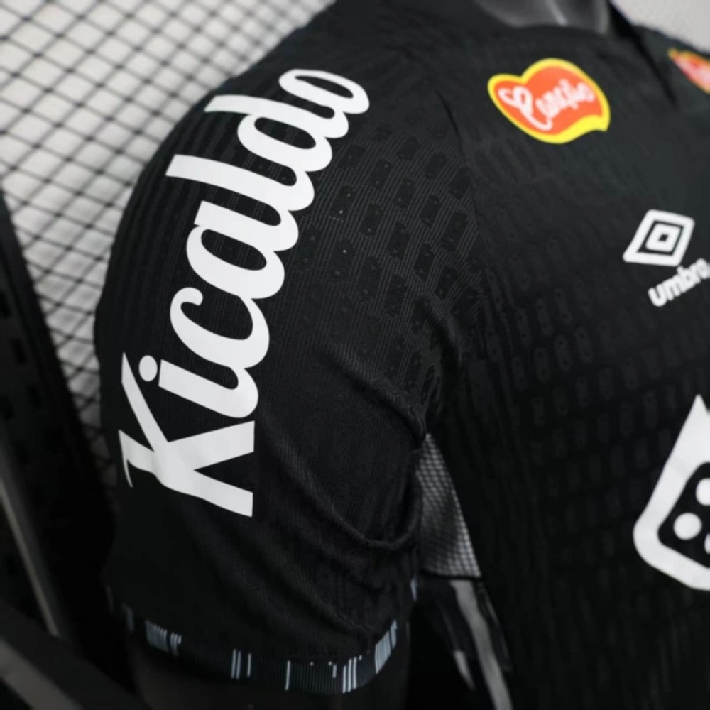 2024/25 Santos Special Edition Black Jersey With Sponsors Player Version S-XXL