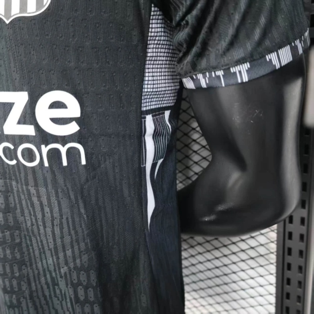 2024/25 Santos Special Edition Black Jersey With Sponsors Player Version S-XXL