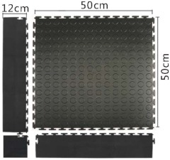 Heavy Duty Gray PVC Interlocking Floor Tiles | Anti-Slip Industrial Mats for Warehouse, Factory & Heavy Equipment,YiDong Plastic,Heavy Duty Gray PVC Interlocking Floor Tiles | Anti-Slip Industrial Mats for Warehouse, Factory & Heavy Equipment