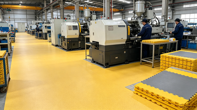 500x500mm PVC Interlocking Floor Mats,YiDong Plastic,pvc floor Plastic Floor Tiles