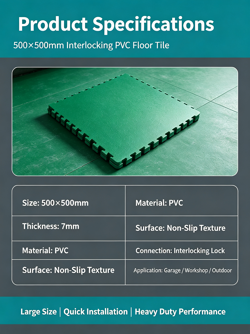 Dot Pattern PVC Injection Floor Tile,YiDong Plastic,Dot Pattern PVC Injection Floor Tile