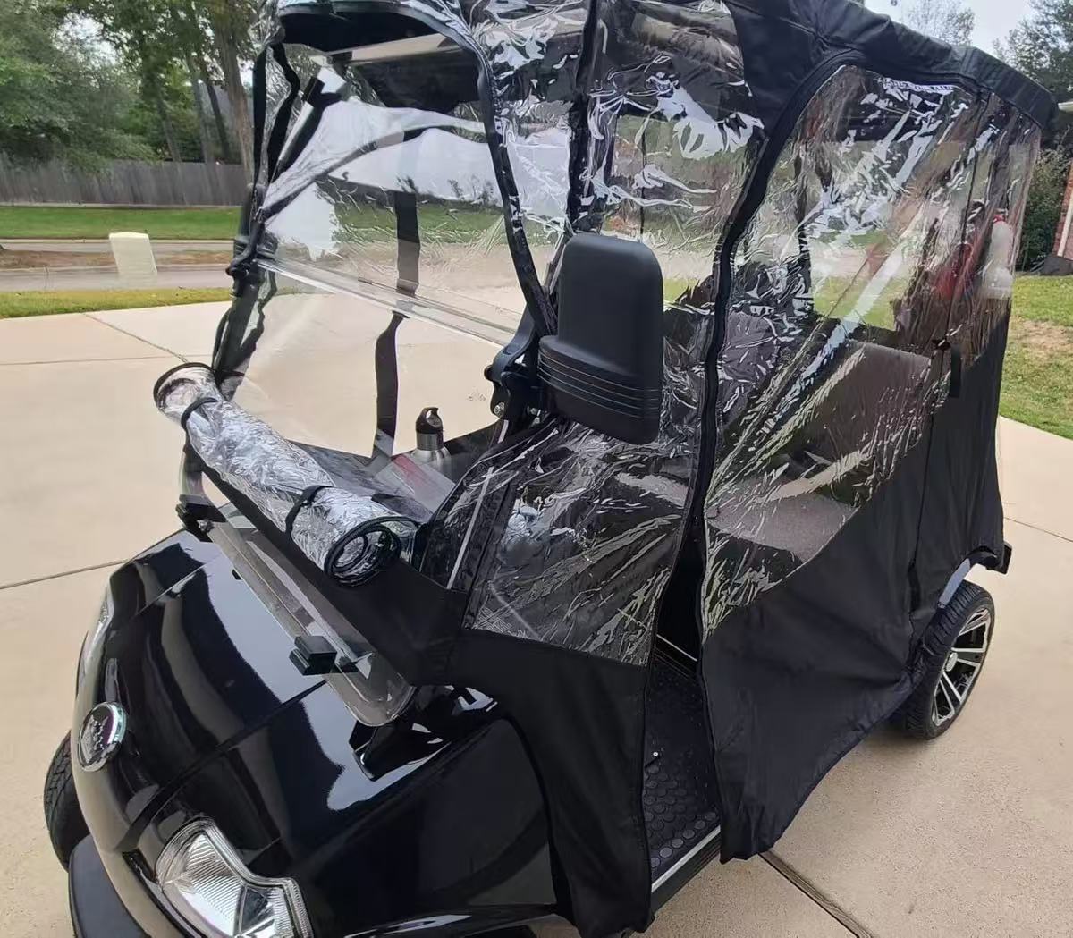Thick transparent  2-seater 4-seater 6-seater Golf Cart Cover Compatible With YAMAHA EZGO Club Car Precedent,Kaquanfei,Thick transparent  2-seater 4-seater 6-seater Golf Cart Cover Compatible With YAMAHA EZGO Club Car Precedent