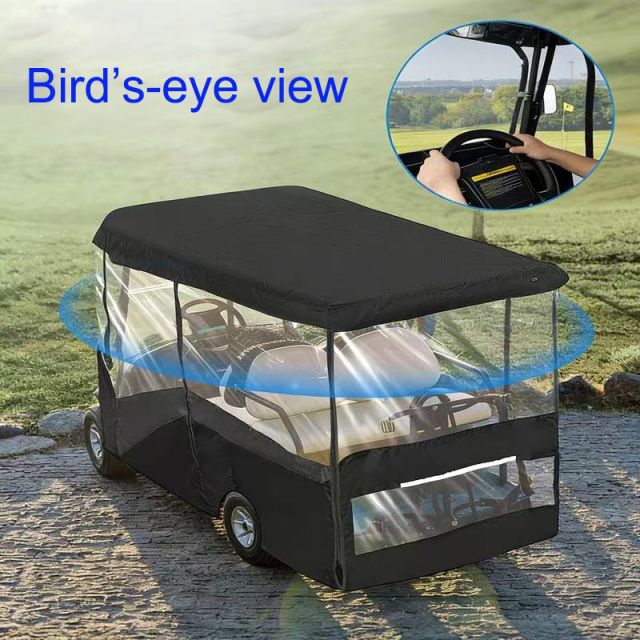 Thick transparent  2-seater 4-seater 6-seater Golf Cart Cover Compatible With YAMAHA EZGO Club Car Precedent,Kaquanfei,Thick transparent  2-seater 4-seater 6-seater Golf Cart Cover Compatible With YAMAHA EZGO Club Car Precedent