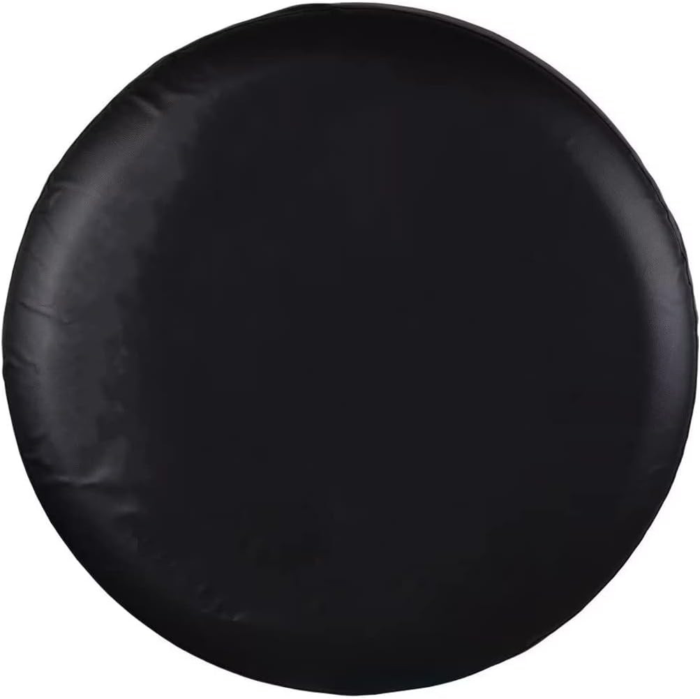 Spare Tire Cover, Black Wheel Cover Waterproof PVC Leather Dust-Proof Universal Fit for Jeep, Trailer, RV, SUV, Camper and Vehicle (18 Inch),Kaquanfei,Spare Tire Cover, Black Wheel Cover Waterproof PVC Leather Dust-Proof Universal Fit for Jeep, Trailer, RV, SUV, Camper and Vehicle (18 Inch)