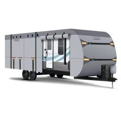 Motorhome Cover  Caravan Cover 20-22ft, 300D 4 Layer Waterproof Windproof Anti-UV Soft Interior Travel Trailer RV Camper Motorhome Cover with Reflective Strips & Carry Bag,Kaquanfei,Motorhome Cover  Caravan Cover 20-22ft, 300D 4 Layer Waterproof Windproof Anti-UV Soft Interior Travel Trailer RV Camper Motorhome Cover with Reflective Strips & Carry Bag
