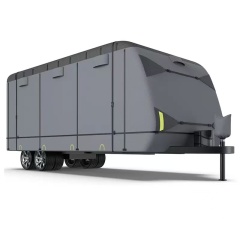 Motorhome Cover  Caravan Cover 20-22ft, 300D 4 Layer Waterproof Windproof Anti-UV Soft Interior Travel Trailer RV Camper Motorhome Cover with Reflective Strips & Carry Bag,Kaquanfei,Motorhome Cover  Caravan Cover 20-22ft, 300D 4 Layer Waterproof Windproof Anti-UV Soft Interior Travel Trailer RV Camper Motorhome Cover with Reflective Strips & Carry Bag