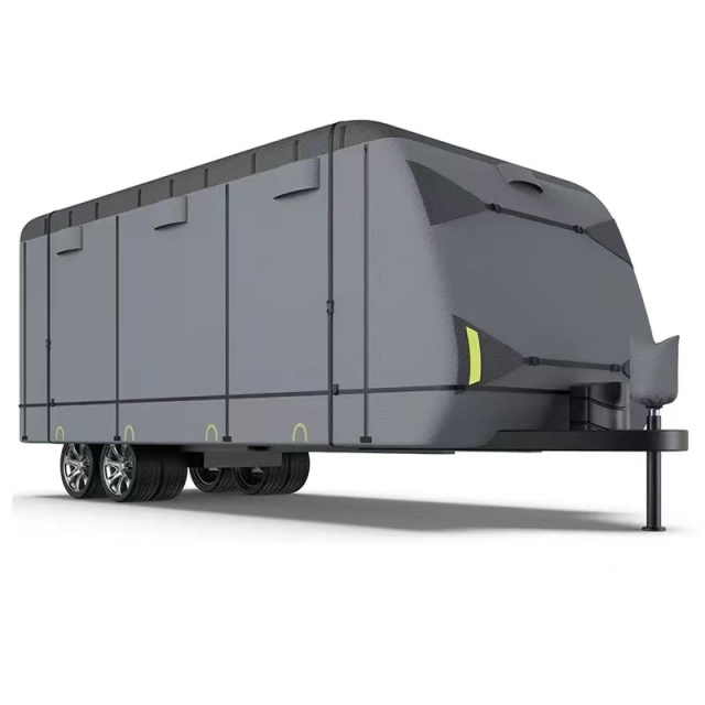 Motorhome Cover  Caravan Cover 20-22ft, 300D 4 Layer Waterproof Windproof Anti-UV Soft Interior Travel Trailer RV Camper Motorhome Cover with Reflective Strips & Carry Bag,Kaquanfei,Motorhome Cover  Caravan Cover 20-22ft, 300D 4 Layer Waterproof Windproof Anti-UV Soft Interior Travel Trailer RV Camper Motorhome Cover with Reflective Strips & Carry Bag
