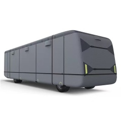 Motorhome Cover  Caravan Cover 20-22ft, 300D 4 Layer Waterproof Windproof Anti-UV Soft Interior Travel Trailer RV Camper Motorhome Cover with Reflective Strips & Carry Bag,Kaquanfei,Motorhome Cover  Caravan Cover 20-22ft, 300D 4 Layer Waterproof Windproof Anti-UV Soft Interior Travel Trailer RV Camper Motorhome Cover with Reflective Strips & Carry Bag