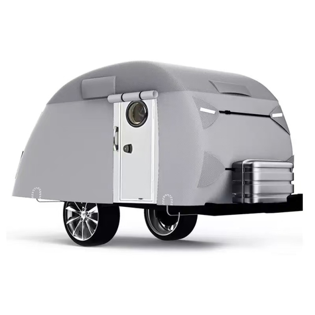 Motorhome Cover  Caravan Cover 20-22ft, 300D 4 Layer Waterproof Windproof Anti-UV Soft Interior Travel Trailer RV Camper Motorhome Cover with Reflective Strips & Carry Bag,Kaquanfei,Motorhome Cover  Caravan Cover 20-22ft, 300D 4 Layer Waterproof Windproof Anti-UV Soft Interior Travel Trailer RV Camper Motorhome Cover with Reflective Strips & Carry Bag
