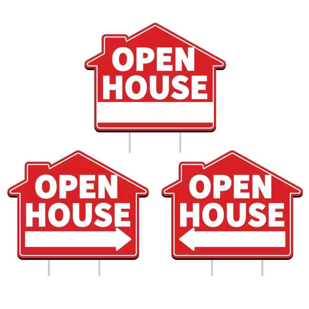 Real Estate Open House Sign Made of Hollow Plastic Board for House Sales,Kaquanfei,Real Estate Open House Sign Made of Hollow Plastic Board for House Sales